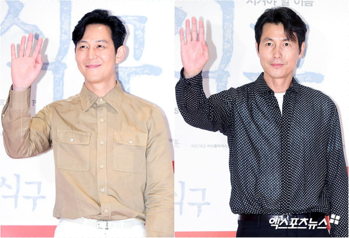 Go Ara cùng ba ông chủ Jung Woo Sung, Lee Jung Jae và Ha Jung Woo tham dự buổi công chiếu ‘The Soup’ Ảnh 7