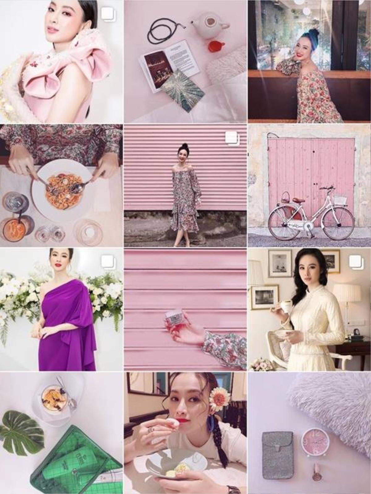 Độc đáo như Instagram của sao Việt: Người phá cách với mảng màu trắng đen, người 'bánh bèo' với tông hồng ngọt ngào Ảnh 5