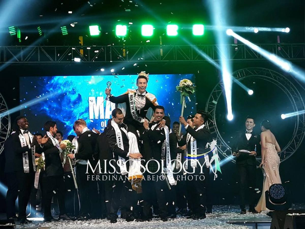 Đại diện Việt được nhấc bổng người, khi xuất sắc đăng quang Man of The World 2018 Ảnh 4