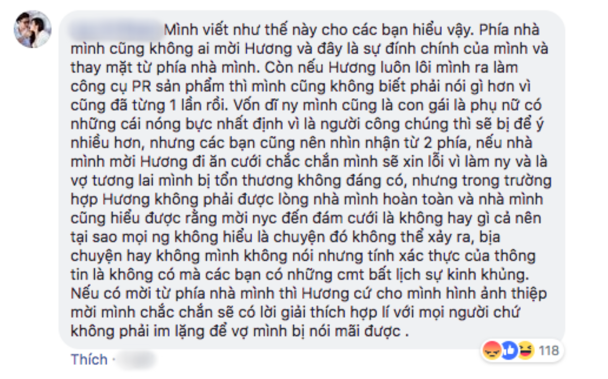 Giữa nghi vấn vợ tương lai 'đá xéo' Văn Mai Hương, vị hôn phu Tú Anh chính thức lên tiếng Ảnh 1