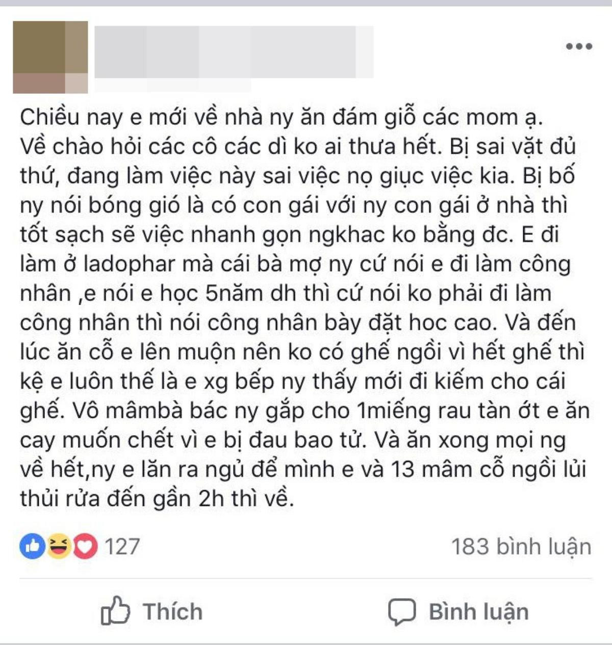 Về nhà người yêu ăn giỗ, cô gái trẻ bị nói bóng gió không biết gì dù đã làm đủ việc, ăn xong cỗ còn phải một mình rửa hết 13 mâm bát Ảnh 1