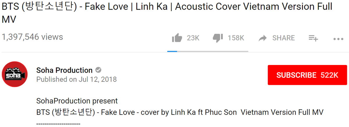 Cover hit BTS và nhận về 158.000 dislike, Linh Ka bị netizen Hàn 'dập' không thương tiếc Ảnh 2