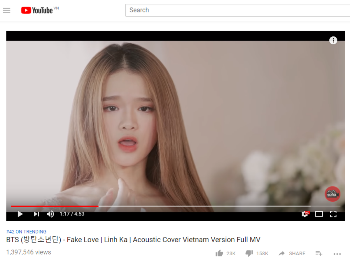 Cover hit BTS và nhận về 158.000 dislike, Linh Ka bị netizen Hàn 'dập' không thương tiếc Ảnh 4