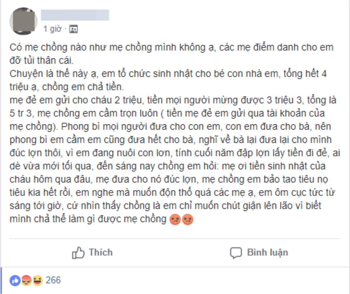 Cháu tổ chức sinh nhật, bà nội chẳng cho đồng nào còn 'cầm hộ', tiêu hết veo 5 triệu tiền mừng trong 1 đêm Ảnh 1