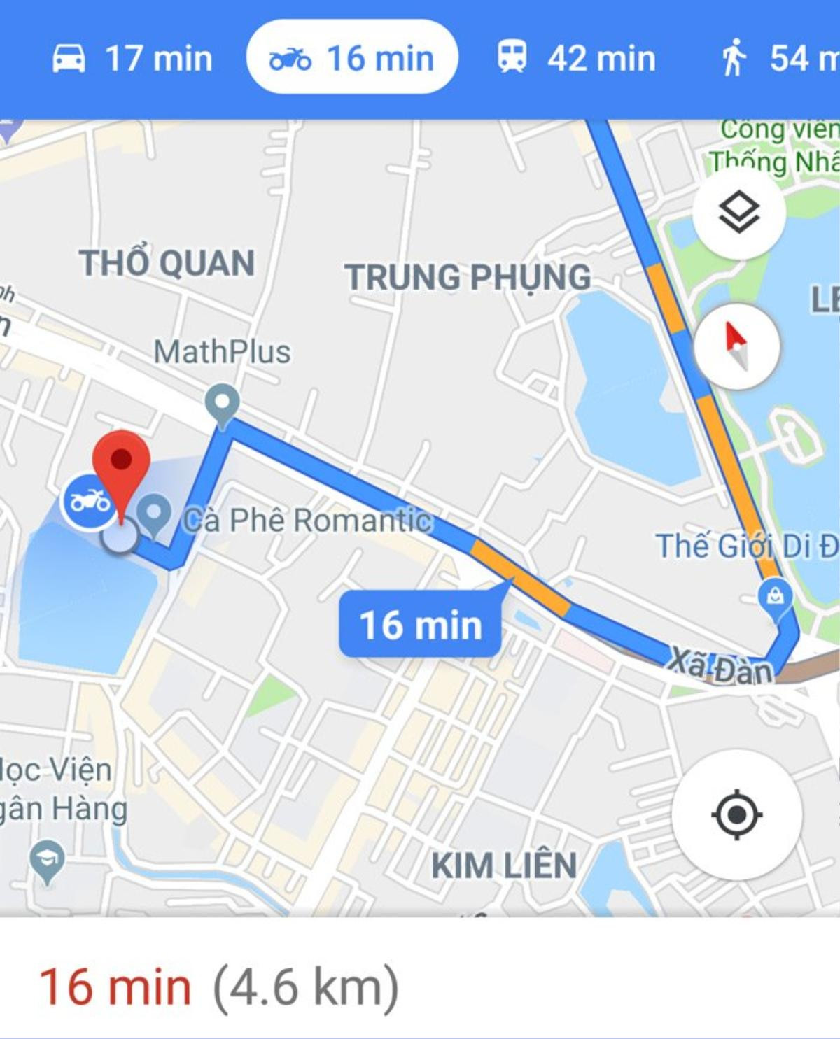 Google Maps cập nhật tính năng chỉ đường cho xe máy tại Việt Nam Ảnh 2