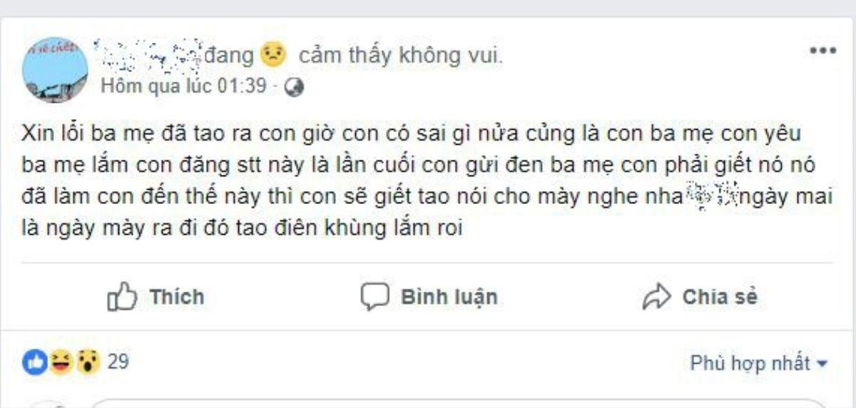 Viết status nói rõ ý định giết người yêu trên trang cá nhân, nam thanh niên tẩm xăng dọa tự thiêu Ảnh 2