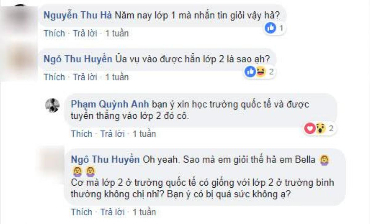 Phạm Quỳnh Anh đưa con đi xét tuyển lớp 1, sau khi kiểm tra trường mời thẳng lên lớp 2 Ảnh 4