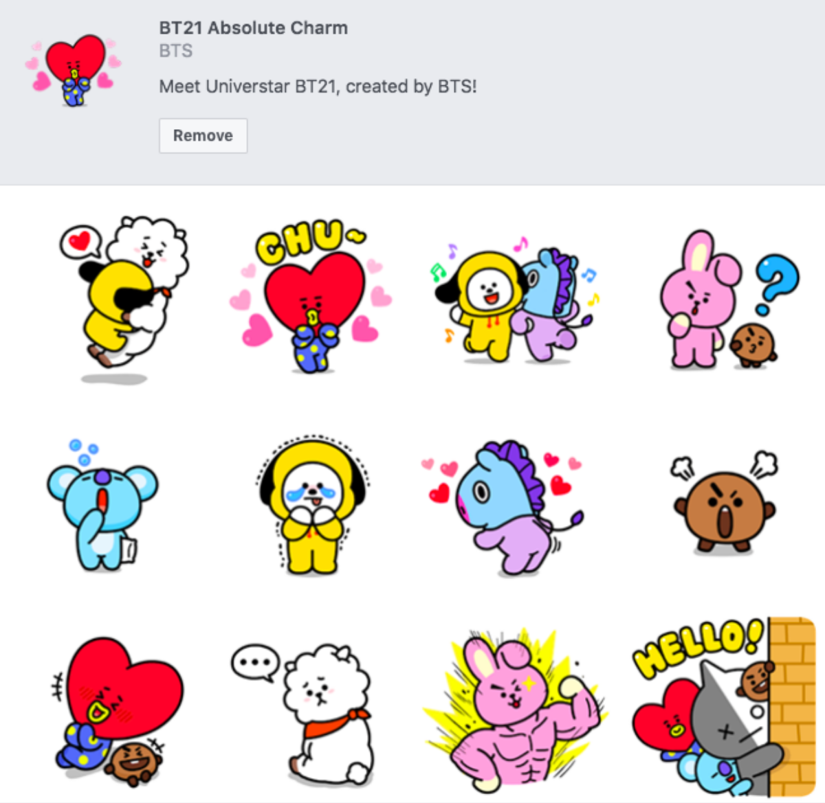 Các ARMY biết gì chưa, BTS có hẳn một bộ sticker trên Facebook rồi đấy, còn chờ gì mà không tải về! Ảnh 3