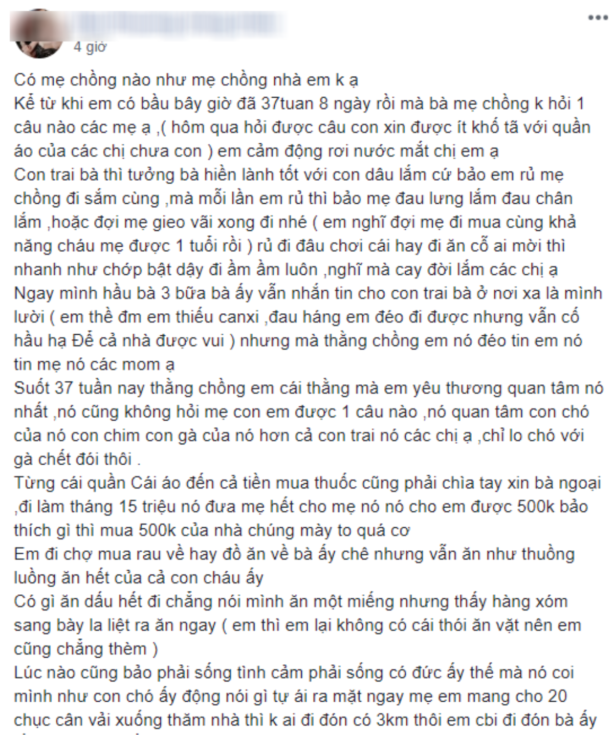 Mẹ chồng keo kiệt thu sạch lương của con trai nhưng con dâu bầu sắp đẻ không cho đồng nào, đi về muộn cũng chẳng được phần cơm Ảnh 1