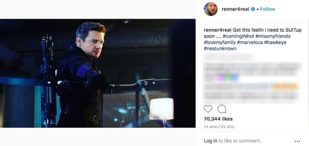 'Avengers 4': Jeremy Renner chắc chắn sẽ quay trở lại, nhưng với tư cách là Ronin chứ không phải Hawkeye Ảnh 3