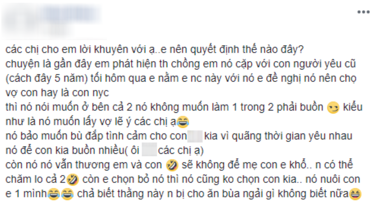 Bị phát hiện tòm tem bạn gái cũ, vợ bắt chọn 1 trong 2, chồng tuyên bố chọn hết vì 'không muốn làm ai buồn' Ảnh 2