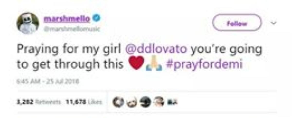 Loạt siêu sao gửi 'mưa lời chúc', nguyện cầu tốt lành cho Demi Lovato! Ảnh 10