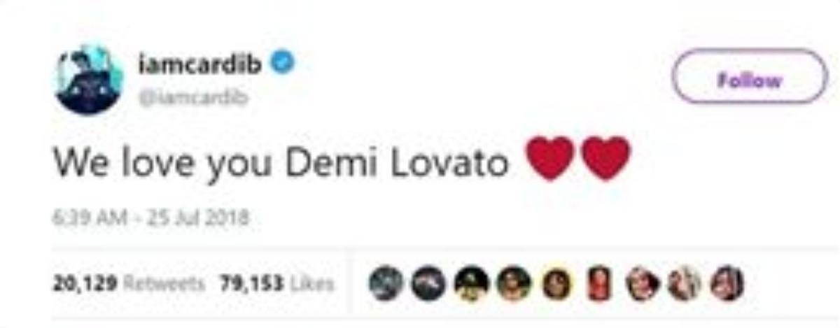 Loạt siêu sao gửi 'mưa lời chúc', nguyện cầu tốt lành cho Demi Lovato! Ảnh 11