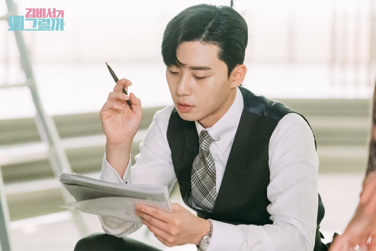 ‘Thư ký Kim’: Loạt ảnh hậu trường Park Seo Joon - Park Min Young trước tập cuối, khán giả buồn vì hết phim Ảnh 4