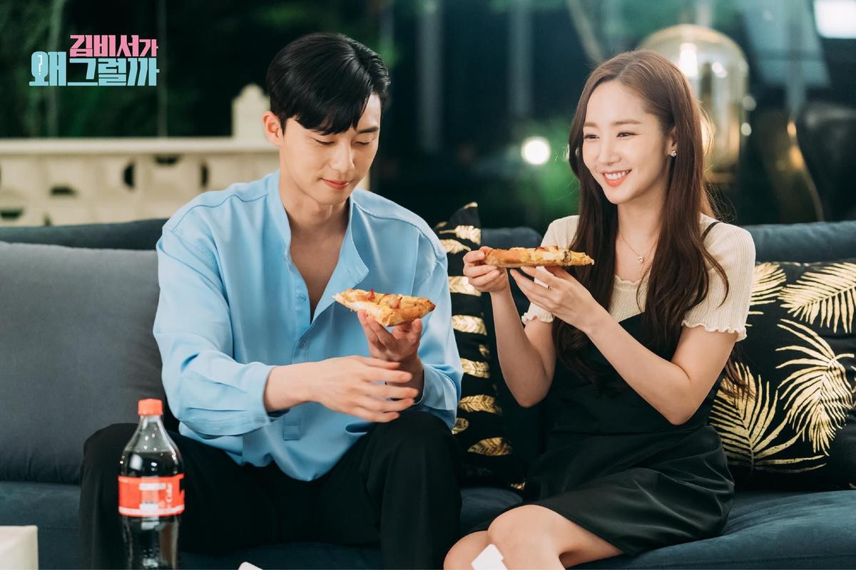 Loạt khoảnh khắc ngọt ngào của Park Seo Joon - Park Min Young trong 'Thư ký Kim' - Fan muốn tin họ không hẹn hò cũng khó Ảnh 74