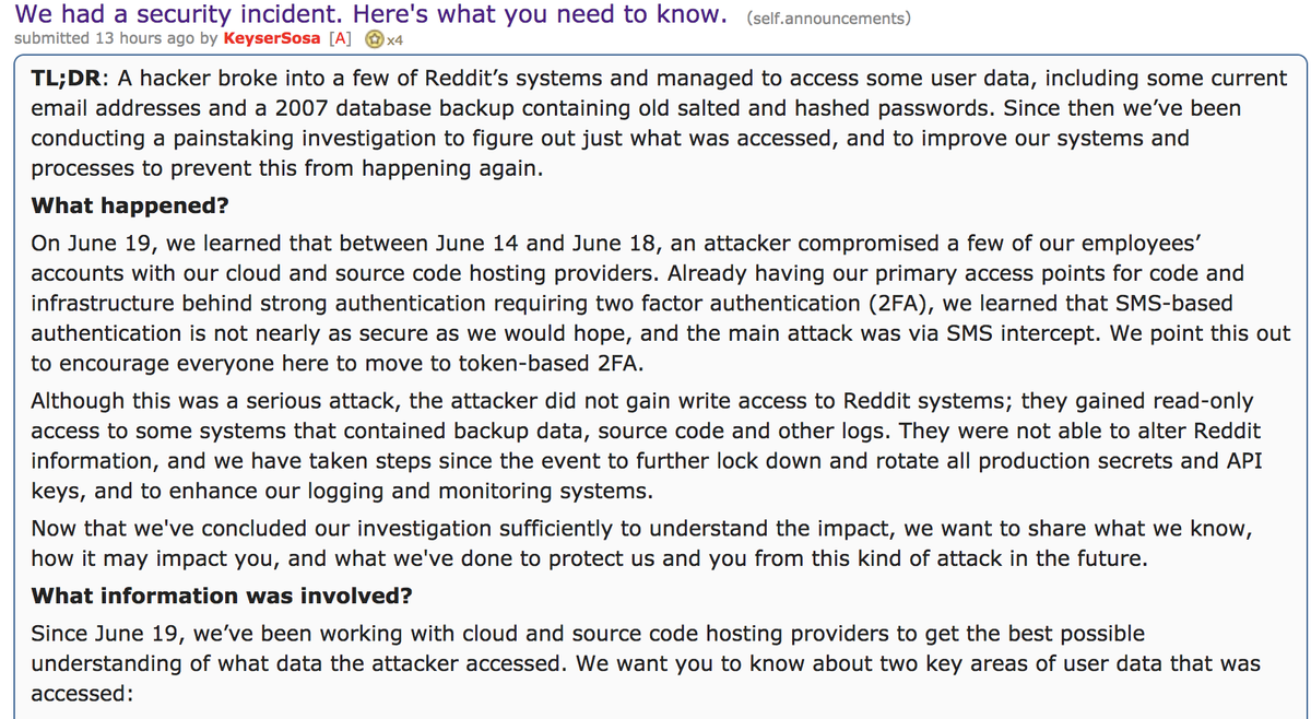 Diễn đàn lớn nhất thế giới Reddit vừa bị hack, nhiều thành viên bị đánh cắp dữ liệu Ảnh 2