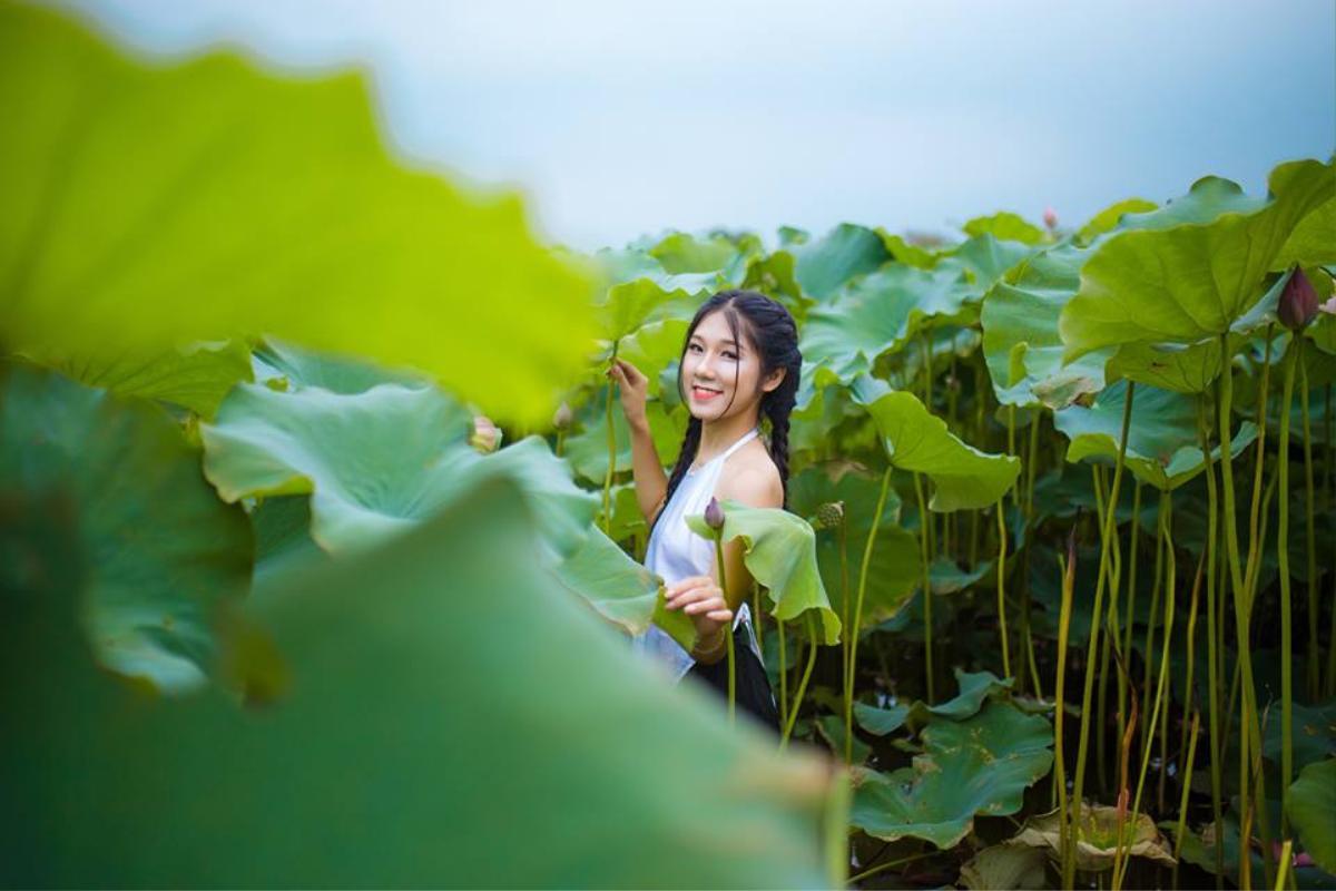 Nữ sinh Học viện Tài chính xinh đẹp như 'thần tiên tỷ tỷ' giàu thành tích thi Hoa khôi Ảnh 4