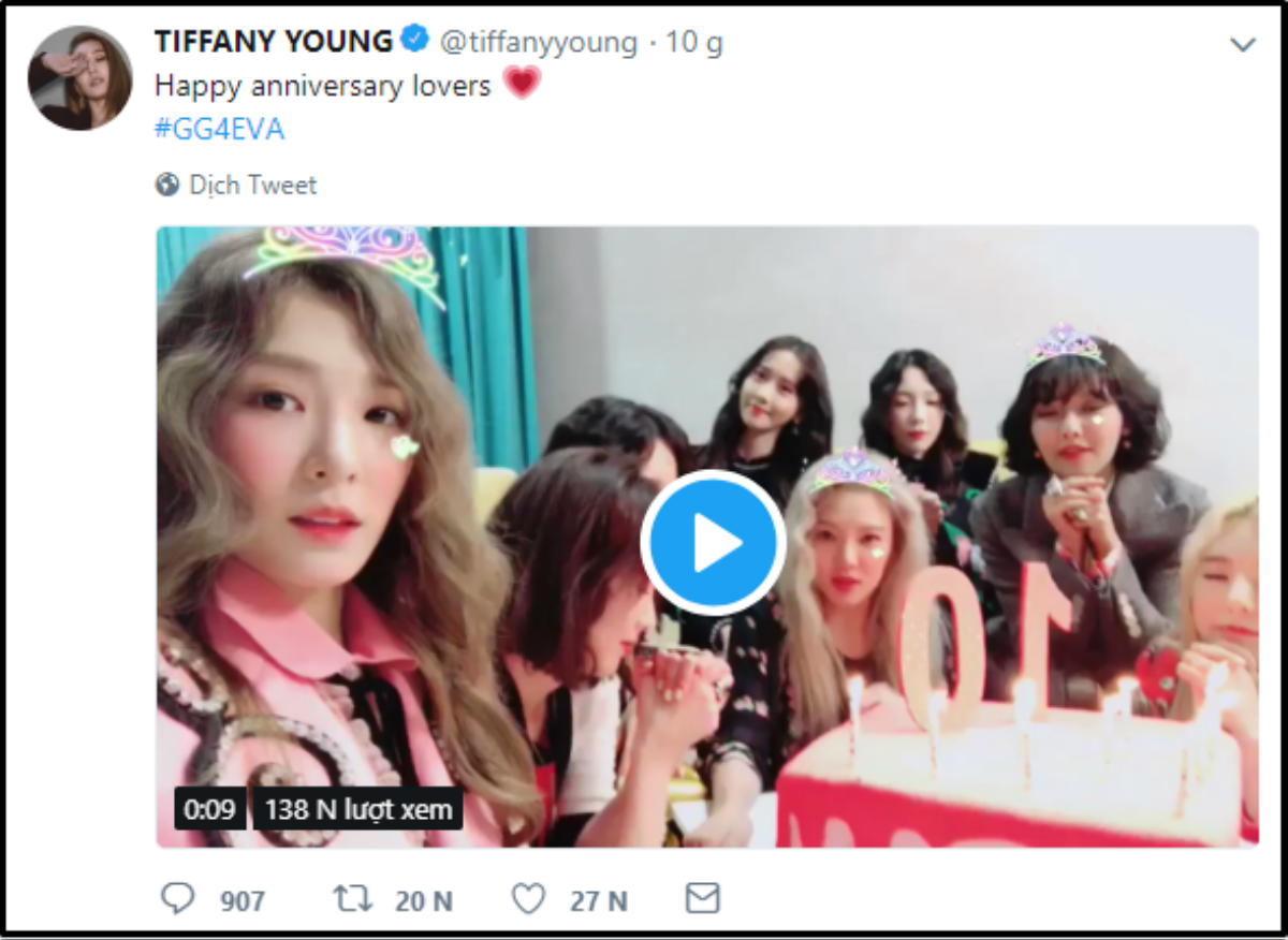 Tiffany và Sooyoung đồng loạt đăng đàn mừng 11 năm debut SNSD: OT9 chỉ thiếu Jesssica và Seohyun nữa thôi… Ảnh 1