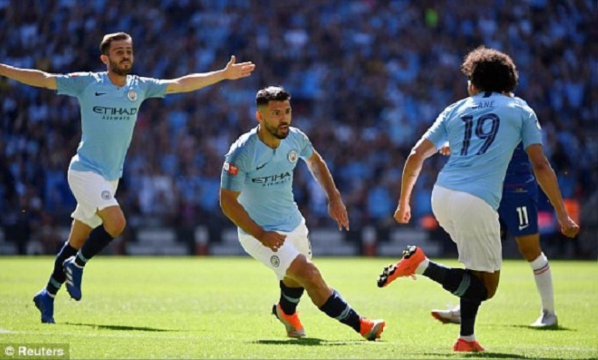 Aguero thi đấu như 'lên đồng', Man City giành siêu cup Anh lần thứ 5 trong lịch sử Ảnh 3