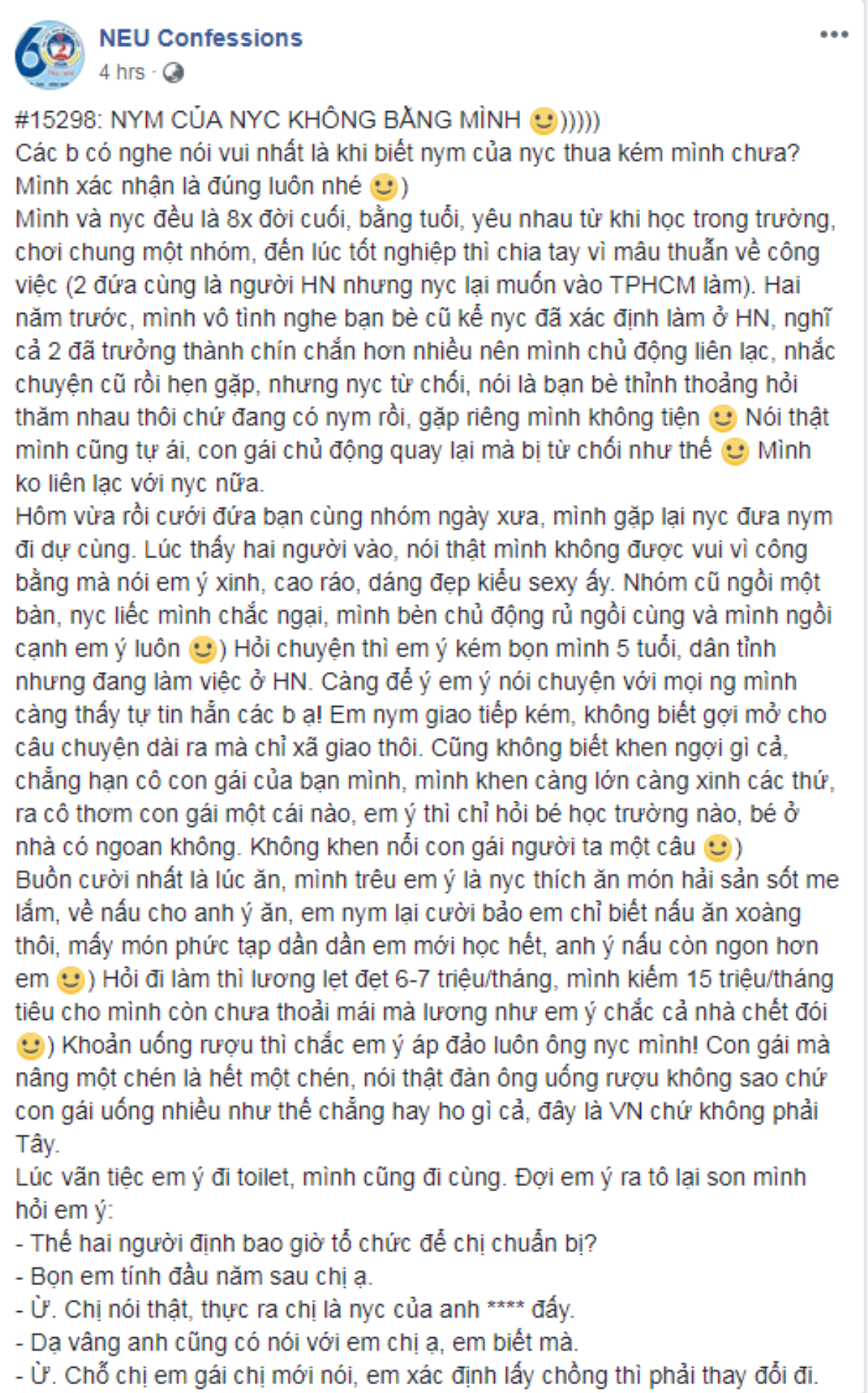 Lên mặt dạy đời người yêu mới của bạn trai cũ, cựu nữ sinh NEU bất ngờ bị dân mạng ném đá dữ dội Ảnh 1