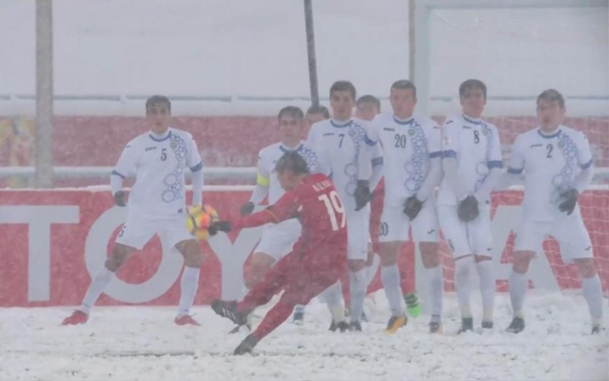 U23 Việt Nam - U23 Uzbekistan: Quang Hải có thể tái lập siêu phẩm? Ảnh 1