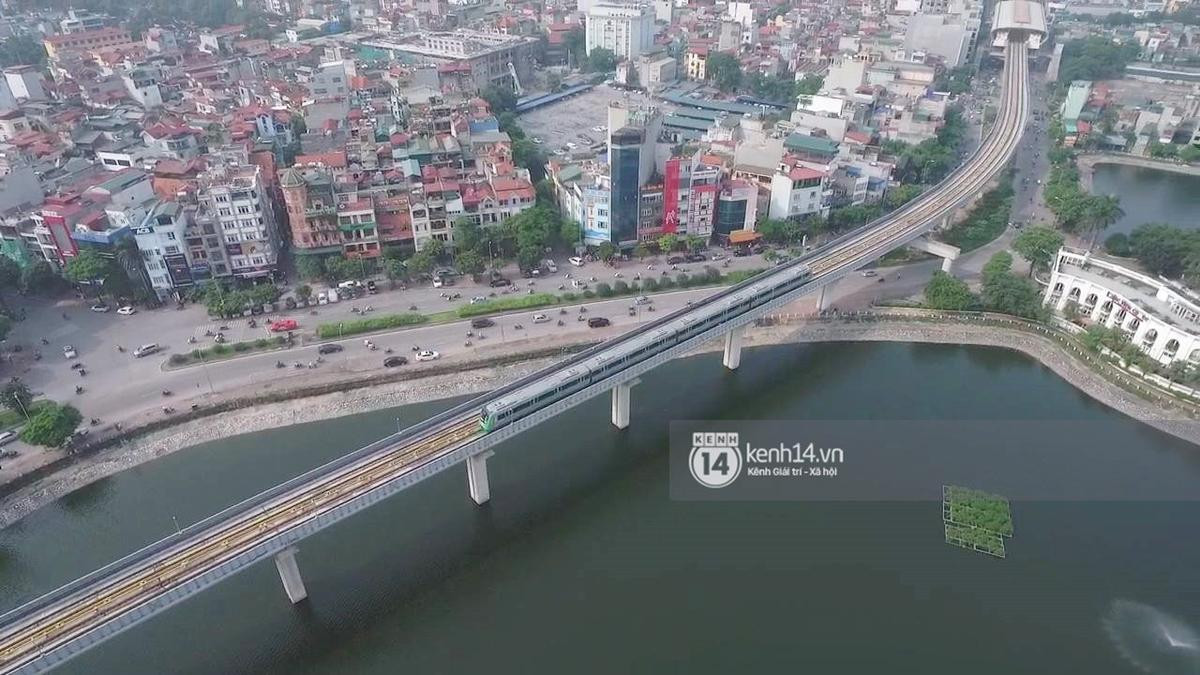 Clip: Hành trình 15 phút đoàn tàu đường sắt trên cao lao vun vút từ ga Cát Linh tới Yên Nghĩa Ảnh 4