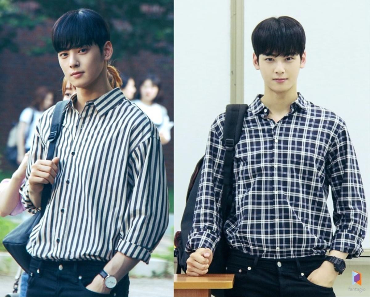 Cha Eun Woo (ASTRO) đẹp bất chấp tại hậu trường - Rapper Tiger JK là cameo trong ‘My ID is Gangnam Beauty’ Ảnh 2