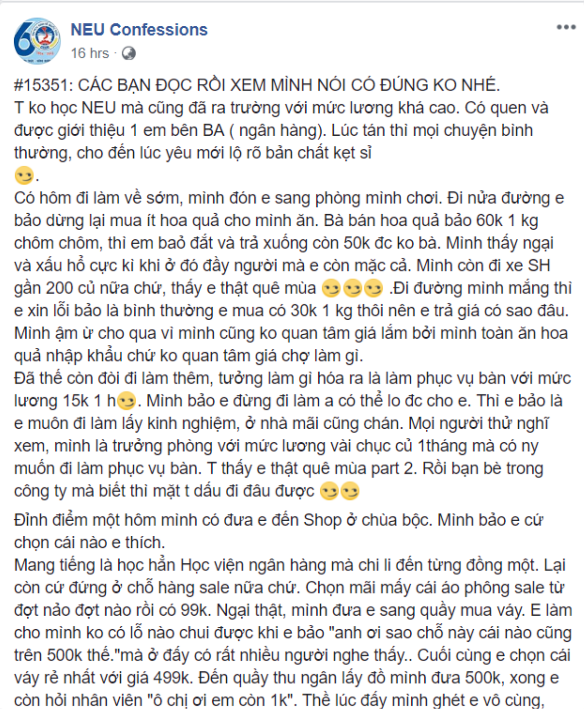 Bóc phốt bạn gái ki bo kém sang đòi lại 1k khi mua hàng, 'soái ca' lương cao cưỡi SH nhận ngay rổ gạch đá Ảnh 1