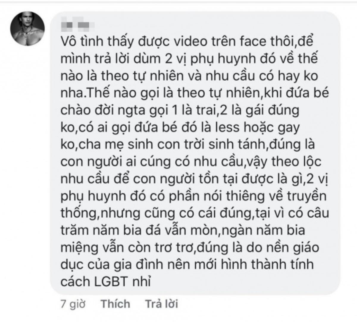 Đào Bá Lộc phản biện thâm sâu khi cộng đồng LGBT bị động chạm Ảnh 2