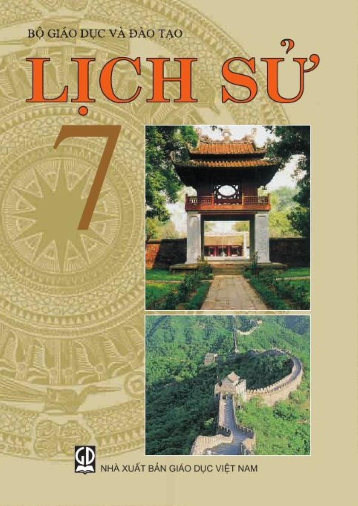 Bất ngờ tranh luận quanh bìa SGK Lịch sử lớp 7 có hình Vạn Lý Trường Thành Ảnh 1