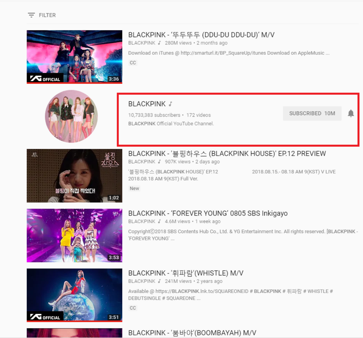 Kpop 2018: Ai qua được BlackPink về lượng theo dõi trên YouTube? Ảnh 1