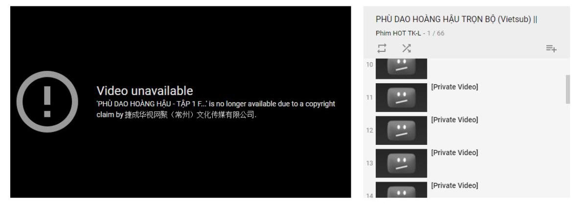 Đến lượt 'Phù Dao' bị xóa khỏi kênh Youtube của đơn vị giữ bản quyền 'Diên Hi công lược' Ảnh 6
