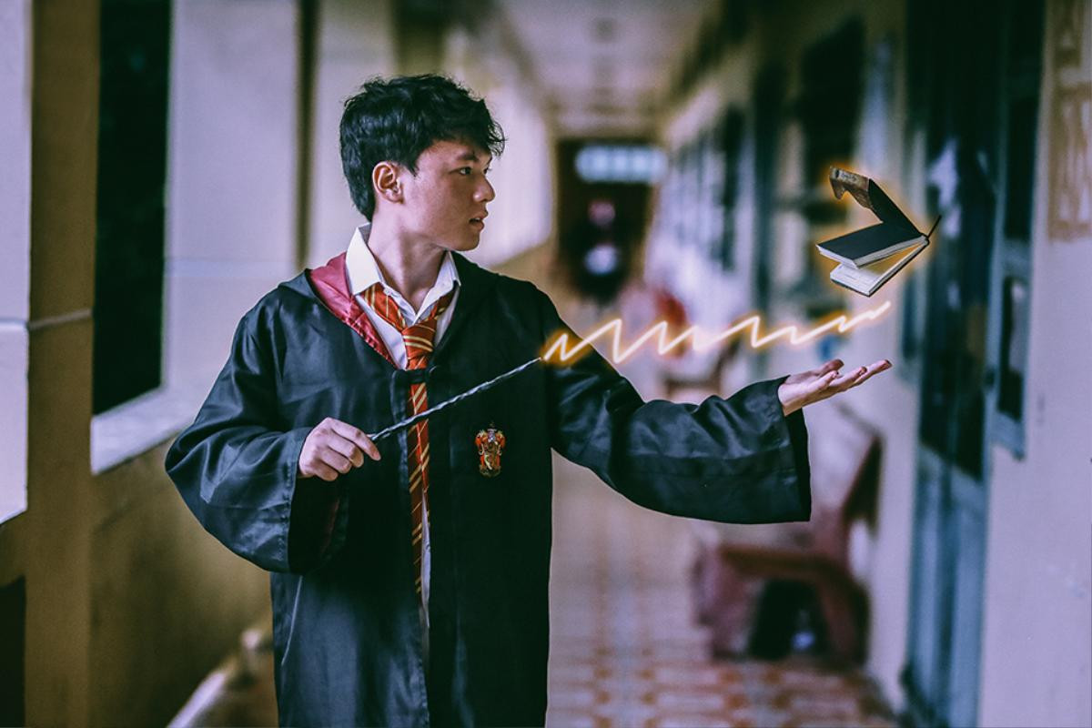 Teen Sóc Trăng 'đại náo' biến lớp học thành Học viện Phù thủy Hogwarts trong bộ ảnh kỷ yếu chất phát ngất Ảnh 6