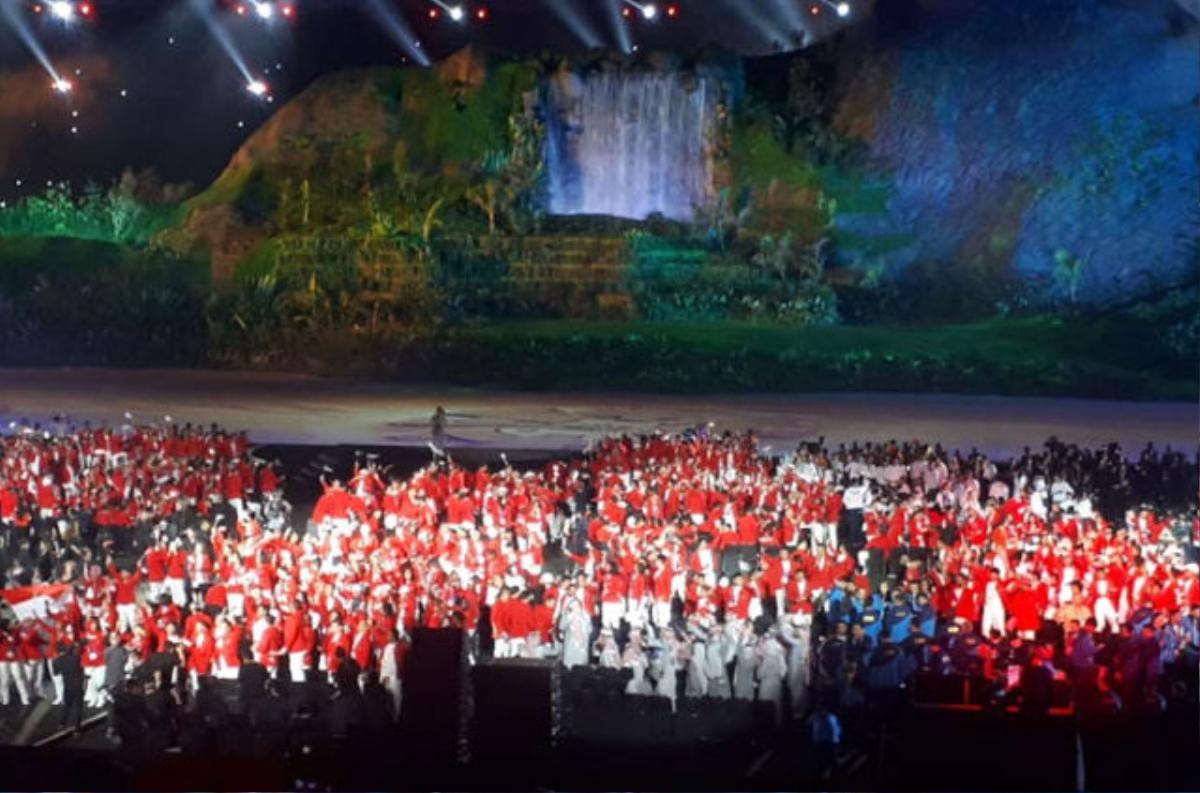 Cận cảnh màn khai mạc ASIAD 2018 cực kỳ hoành tráng của Indonesia Ảnh 6