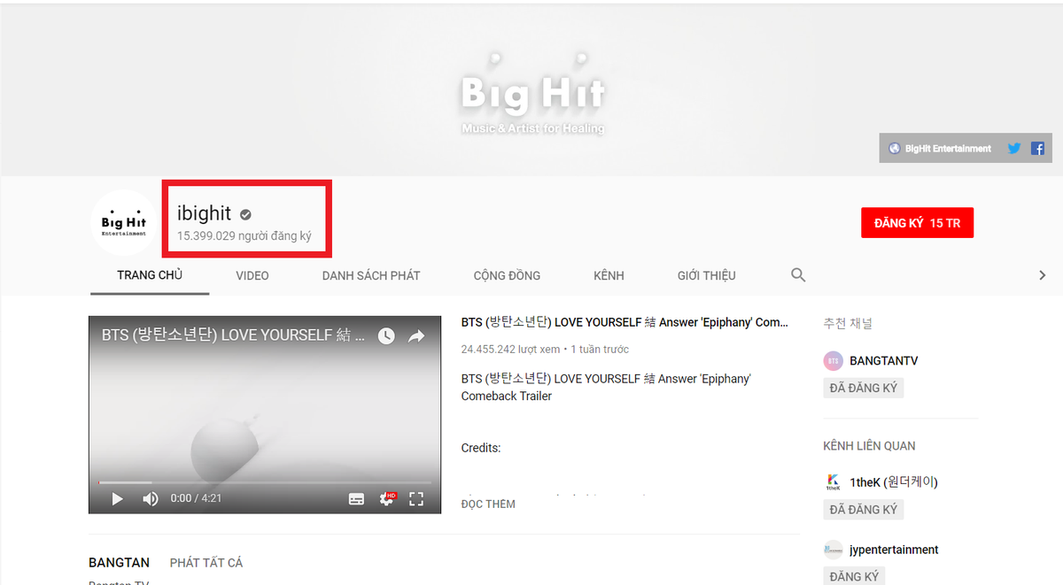 Big Hit bỏ xa SM, trở thành kênh Youtube Kpop 'khủng' nhất toàn cầu: 'Trong tay họ chỉ có mỗi BTS còn nhìn SM kìa' Ảnh 1