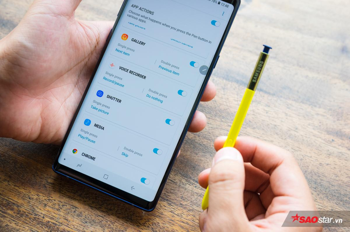 Trải nghiệm bút S Pen trên Galaxy Note9: Kết nối bluetooth mang tới nhiều tính năng mới thú vị! Ảnh 3