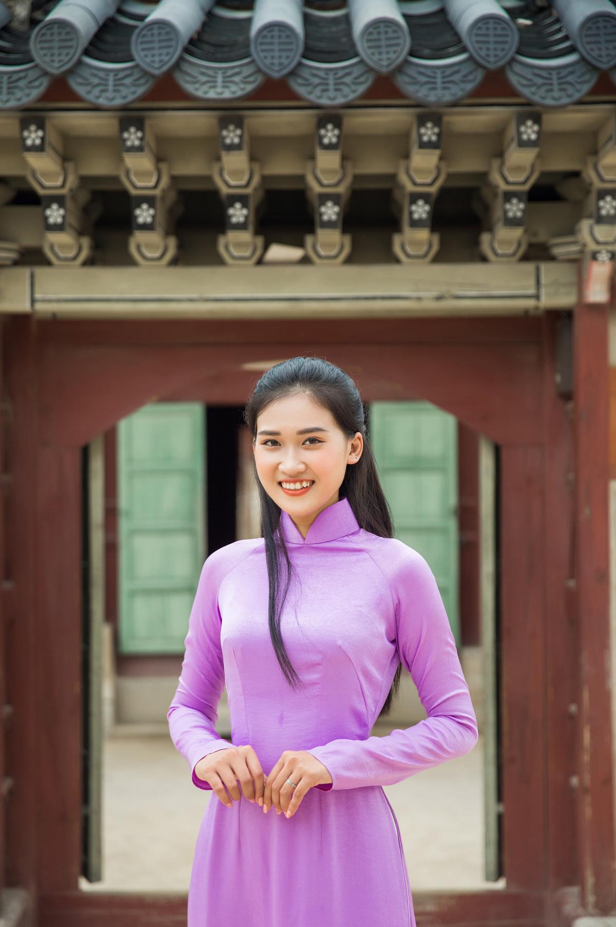 Trương Mỹ Nhân khoe vóc dáng chuẩn trong tà áo dài truyền thống trước thềm chung kết 'Miss Supranational Vietnam 2018' Ảnh 8