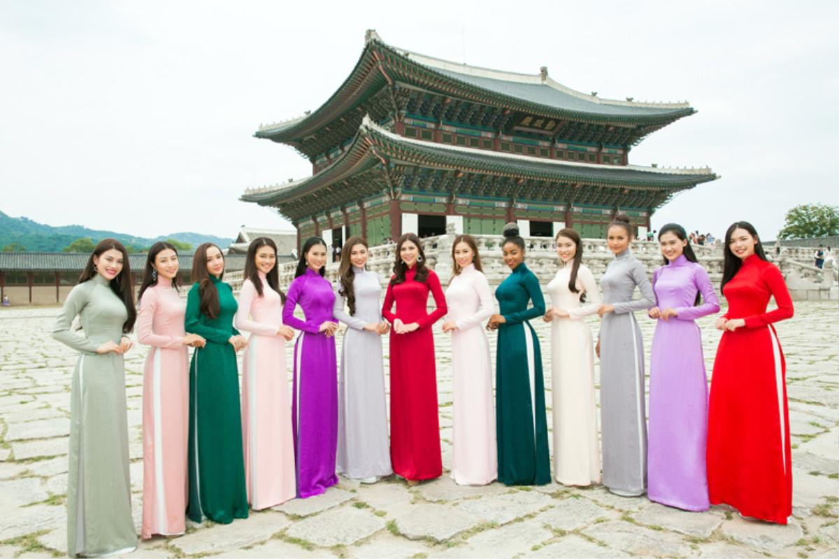 Trương Mỹ Nhân khoe vóc dáng chuẩn trong tà áo dài truyền thống trước thềm chung kết 'Miss Supranational Vietnam 2018' Ảnh 1