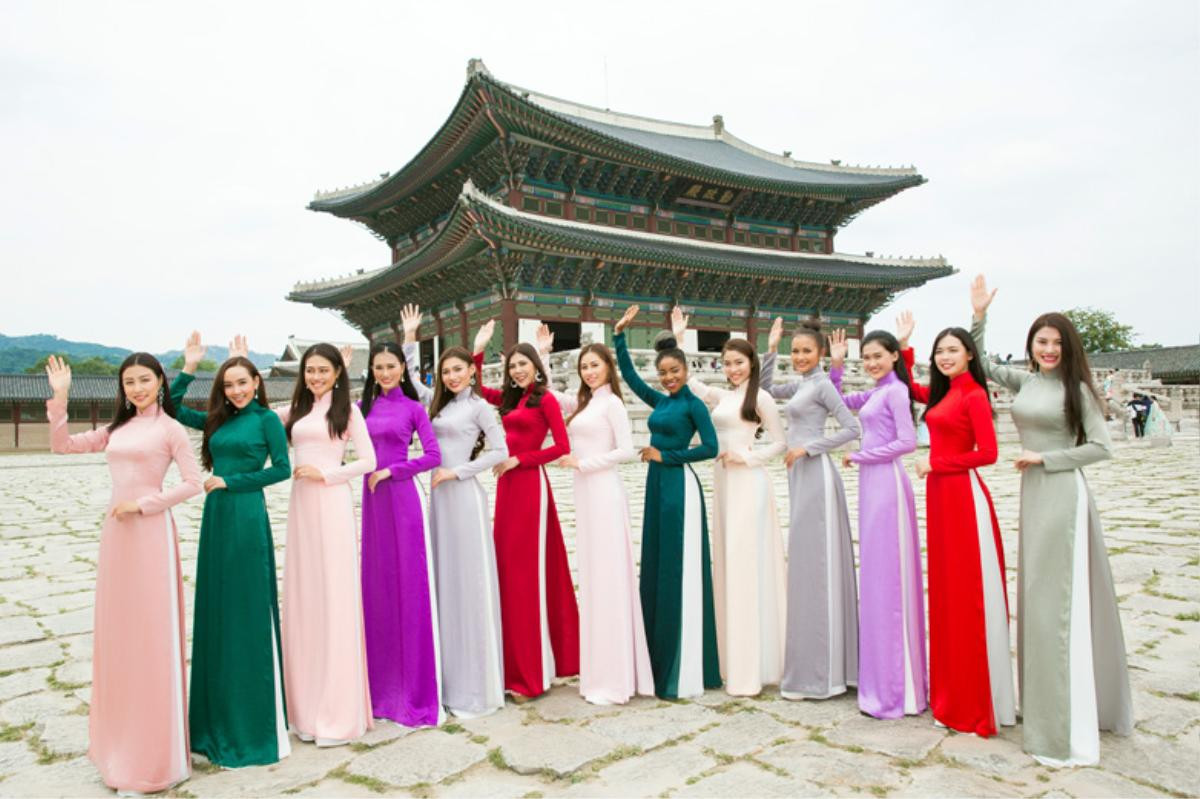 Trương Mỹ Nhân khoe vóc dáng chuẩn trong tà áo dài truyền thống trước thềm chung kết 'Miss Supranational Vietnam 2018' Ảnh 3