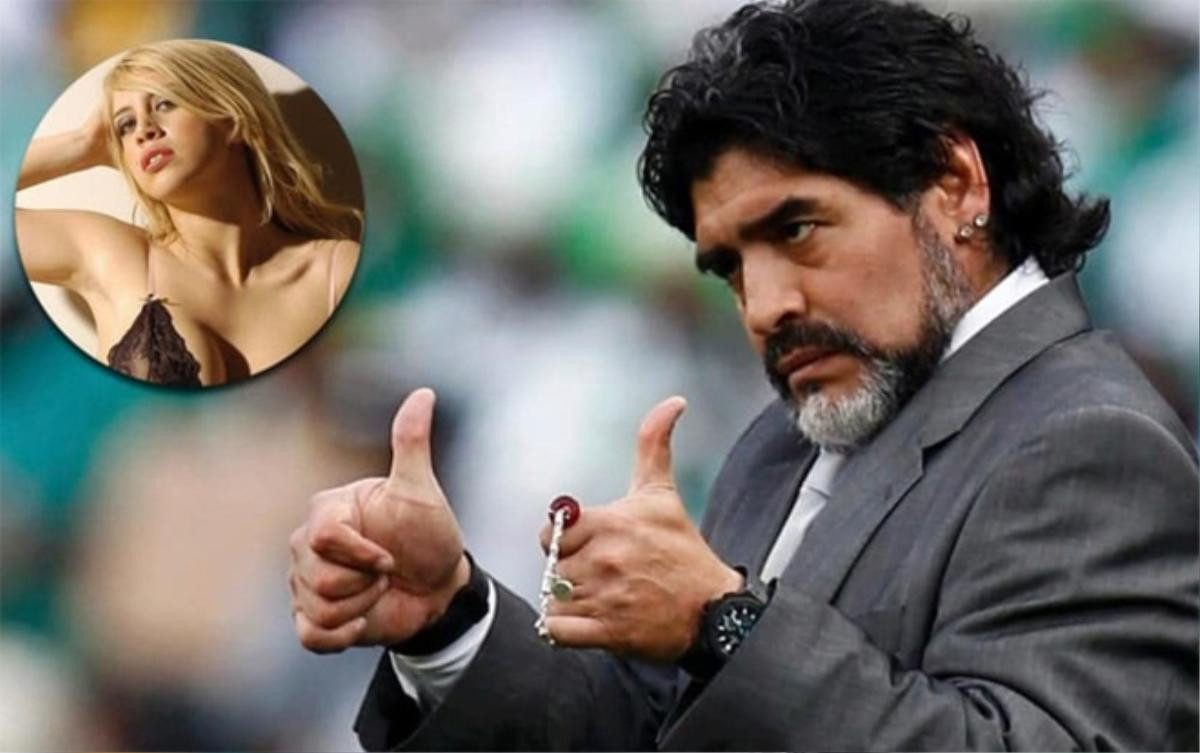 Diego Maradona bị tố 'ăn nằm' với vợ Icardi Ảnh 1