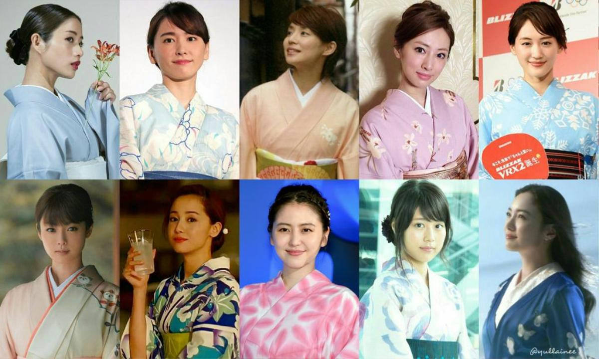 Top 10 nữ diễn viên Nhật Bản mặc Yukata đẹp nhất Ảnh 1