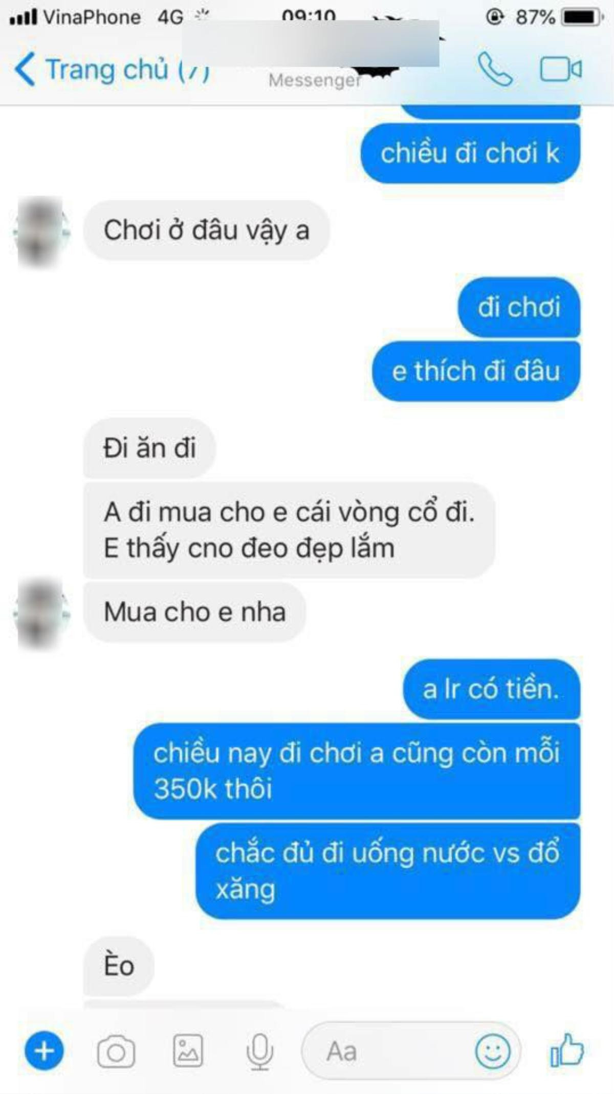 Cô gái bị 'ném đá' vì chê bạn trai nghèo: 'Trong túi có 350k mà cũng rủ đi chơi, anh không thấy ngại à?' Ảnh 3