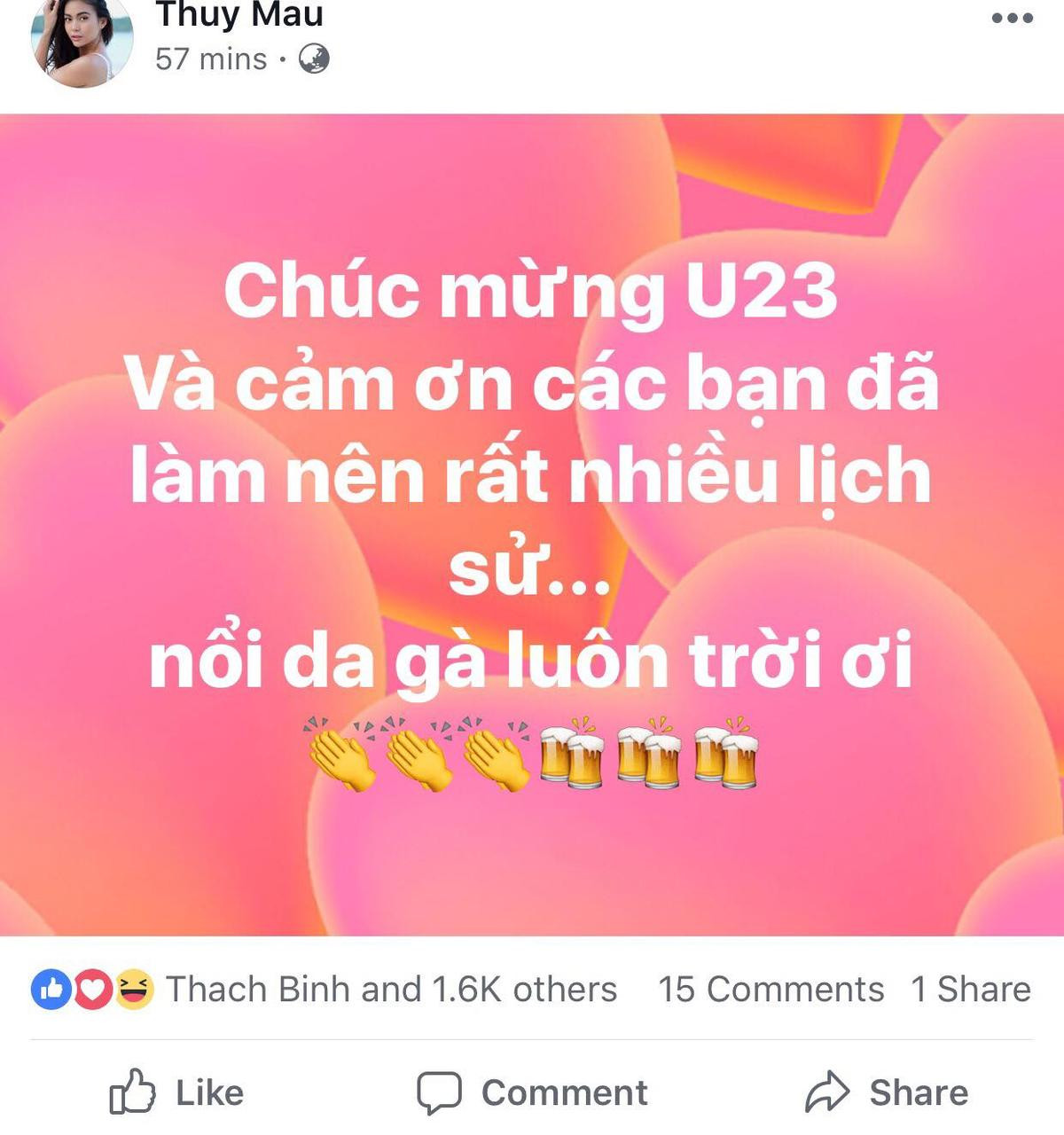 Dàn sao Việt đứng ngồi không yên khi U23 Việt Nam tiếp tục viết nên kỳ tích tại ASIAD 2018 Ảnh 9