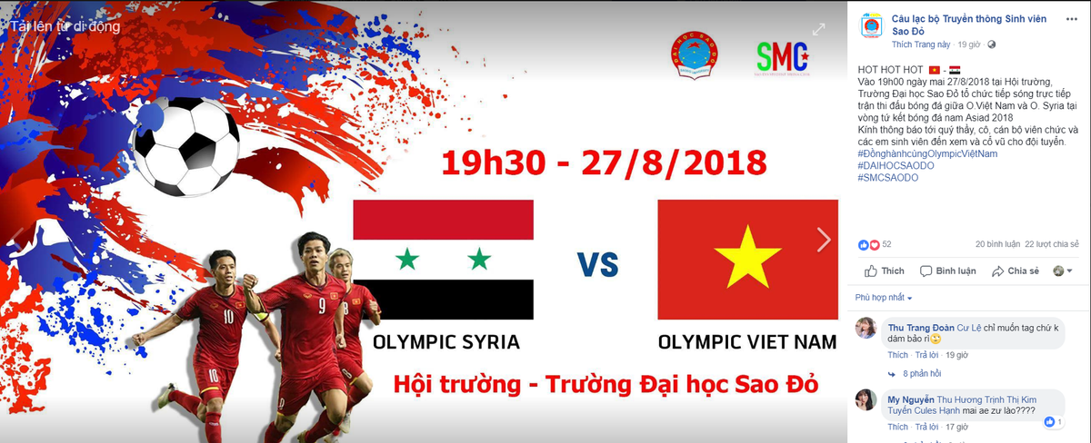 Clip màn đi bão mừng U23 thắng Syria 'chất nhất quả đất' của nam du học sinh ĐH Thượng Hải Ảnh 2