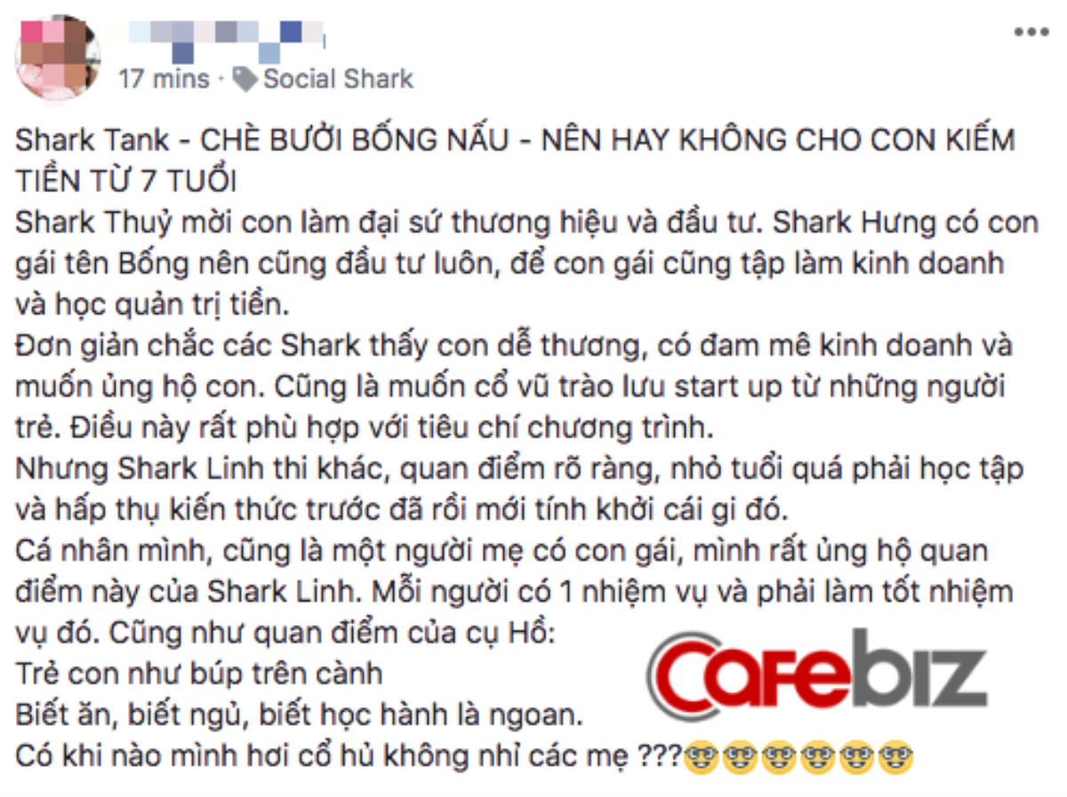 Tranh cãi sau vụ bé Bống 11 tuổi được rót vốn 300 triệu trên Shark Tank: Trẻ em nên tập trung học hành hay được định hướng phát triển khả năng kinh doanh? Ảnh 2