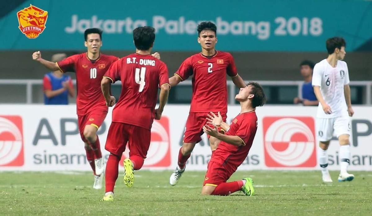 Xúc động những hình ảnh không thể nào quên về đội tuyển U23 Việt Nam trong giải ASIAD 2018 Ảnh 3