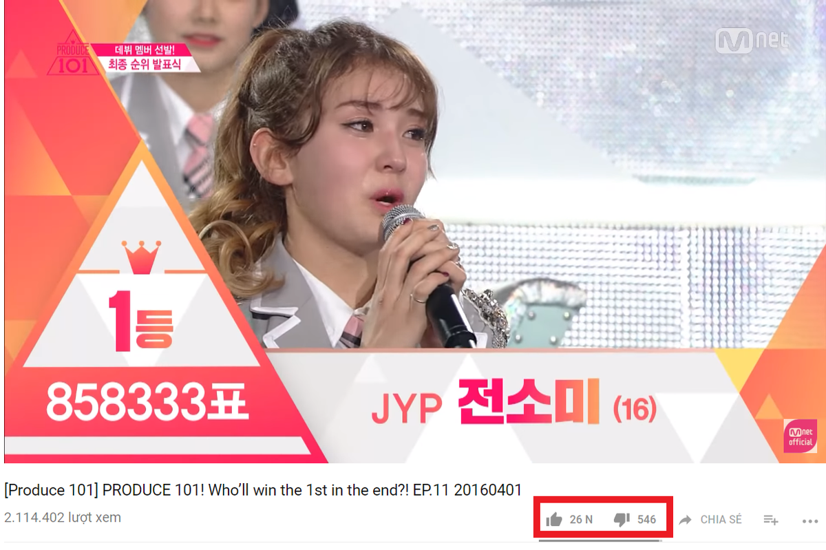 Không được netizen 'cưng chiều' như Somi - Kang Daniel, Quán quân Produce 48  2018 đang… nhận kỷ lục dislike Ảnh 3