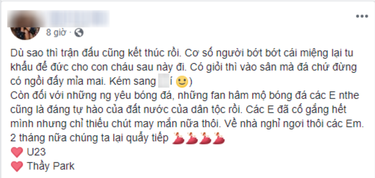 MC Thành Trung bức xúc trước những lời chỉ trích Olympic Việt Nam: 'Ngưng trách móc và hãy là người hâm mộ hiểu lý lẽ' Ảnh 4