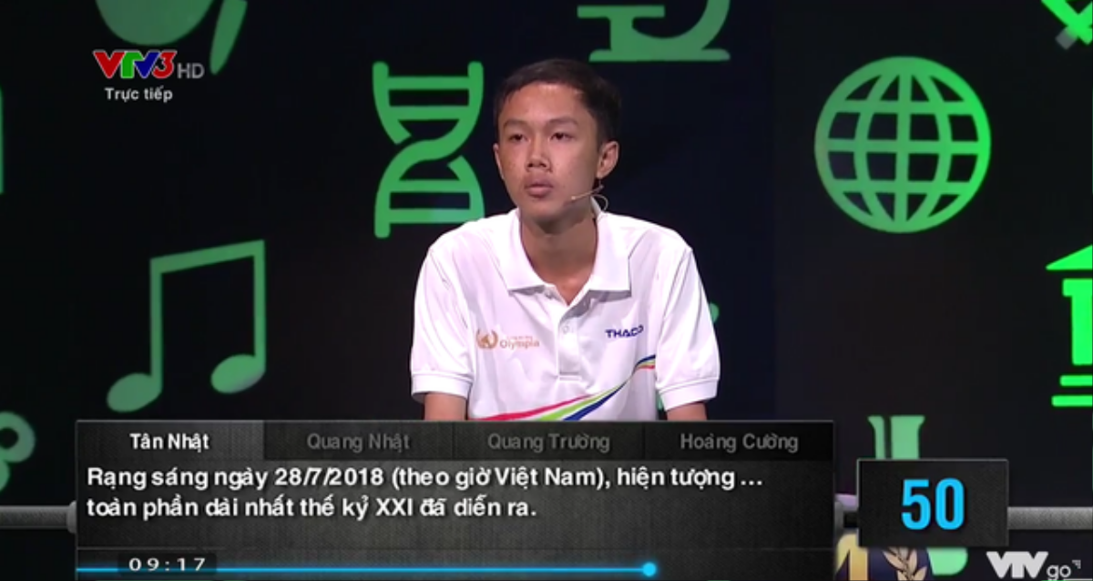 Chung kết Olympia năm thứ 18: Vì sao MC nói ‘chính xác’ mà thí sinh không được tính điểm? Ảnh 1