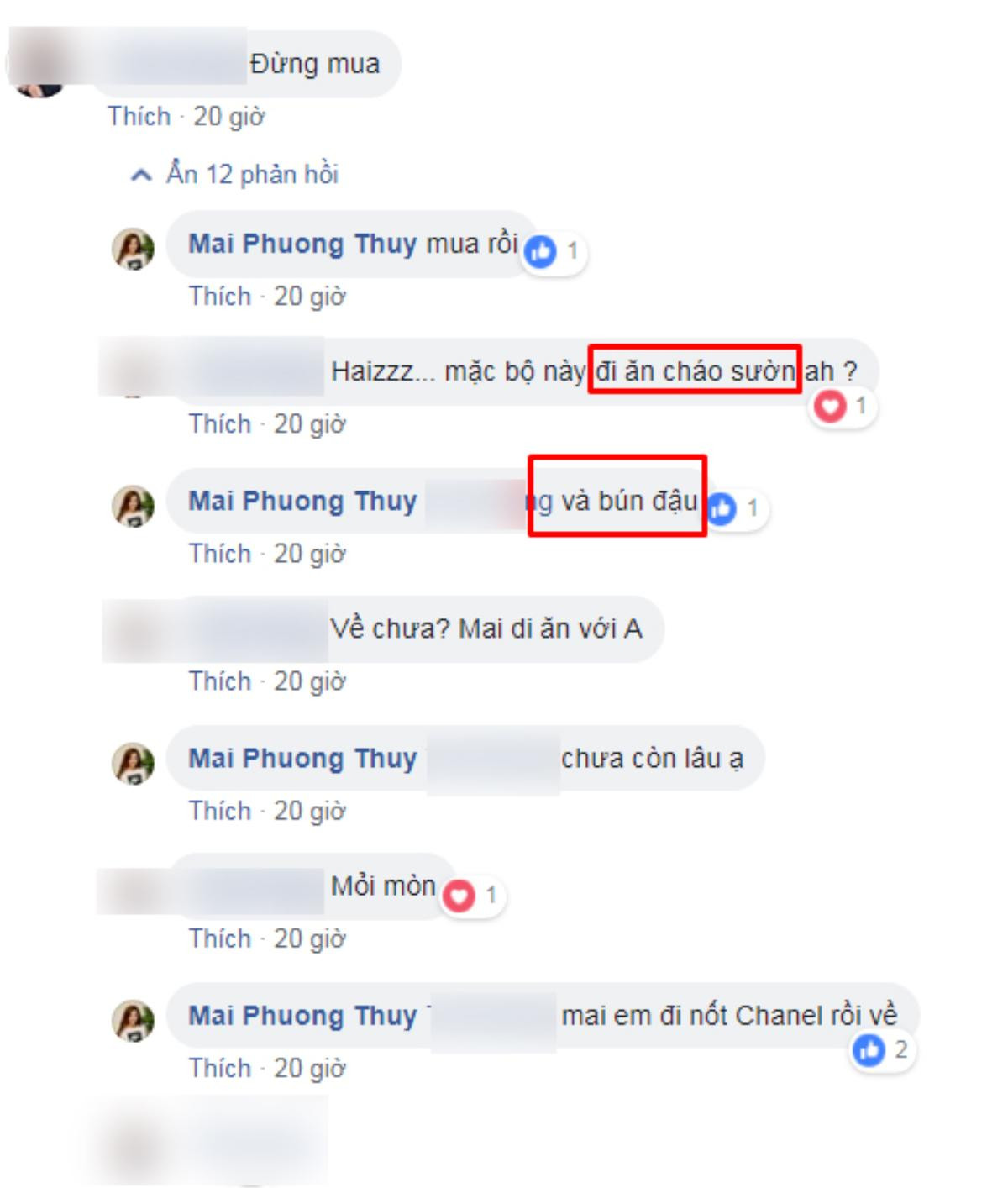 Chơi lớn như Mai Phương Thúy, bỏ 120 triệu mua đồ hiệu chỉ để đi ăn bún đậu và cháo sườn Ảnh 3